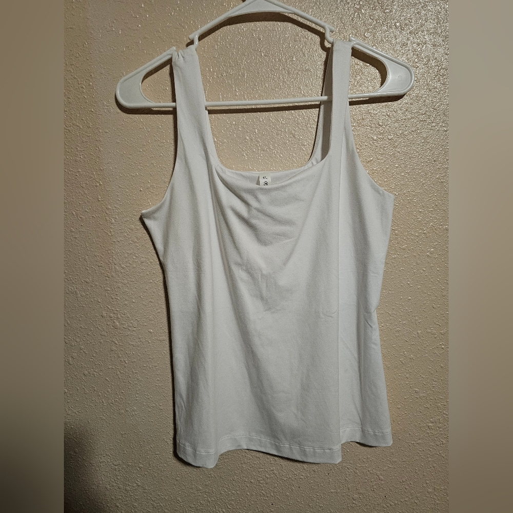 White Tank Top Size 1xl